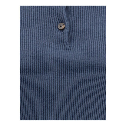 Blue Cotton Sweatshirt