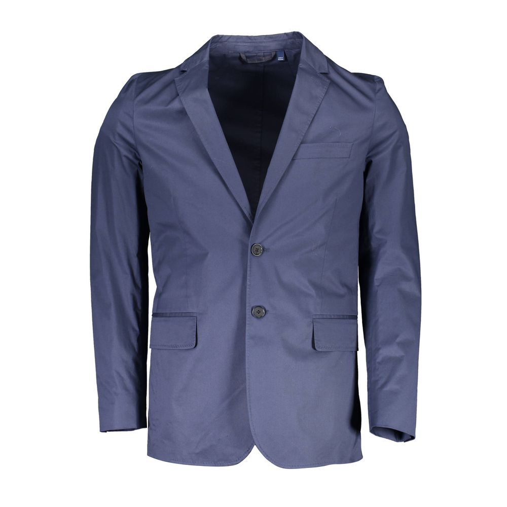 Blaue Baumwolljacke für Herren