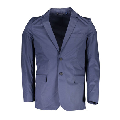 Blaue Baumwolljacke für Herren