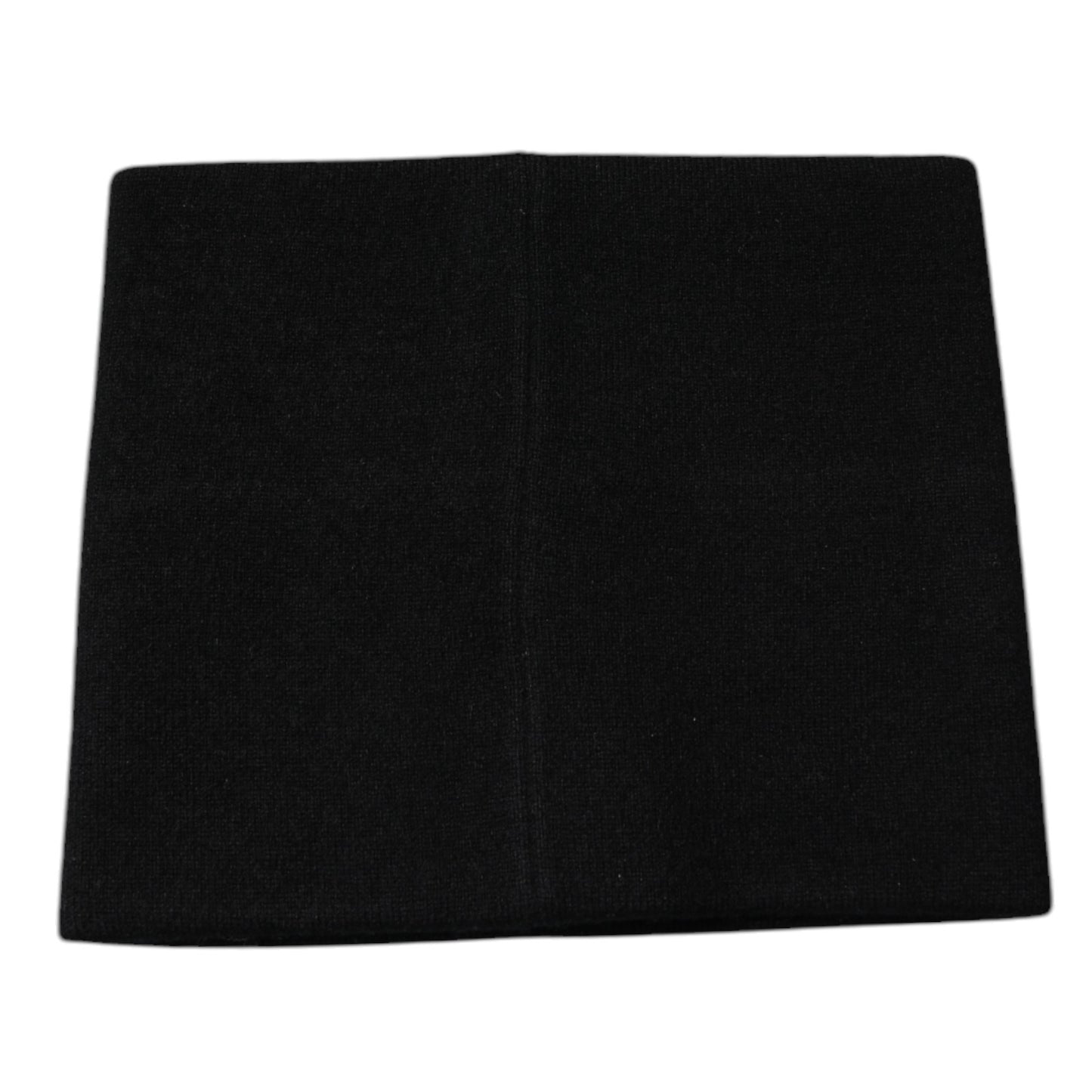 Black Cashmere DG Logo Square Handkerchief Scarf
