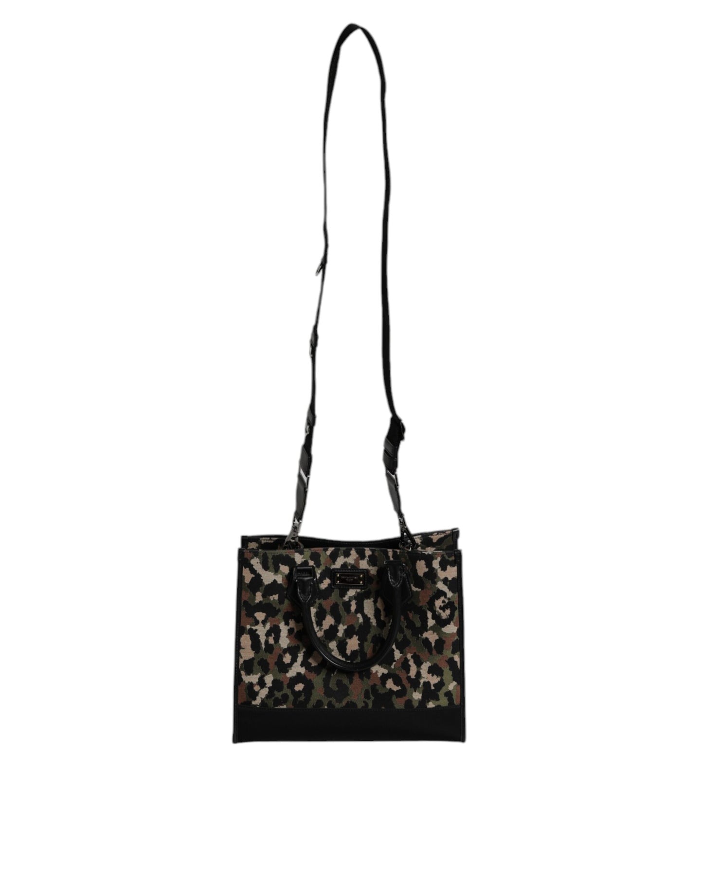 Multicolor Leopard Shopping Tote Shoulder Bag
