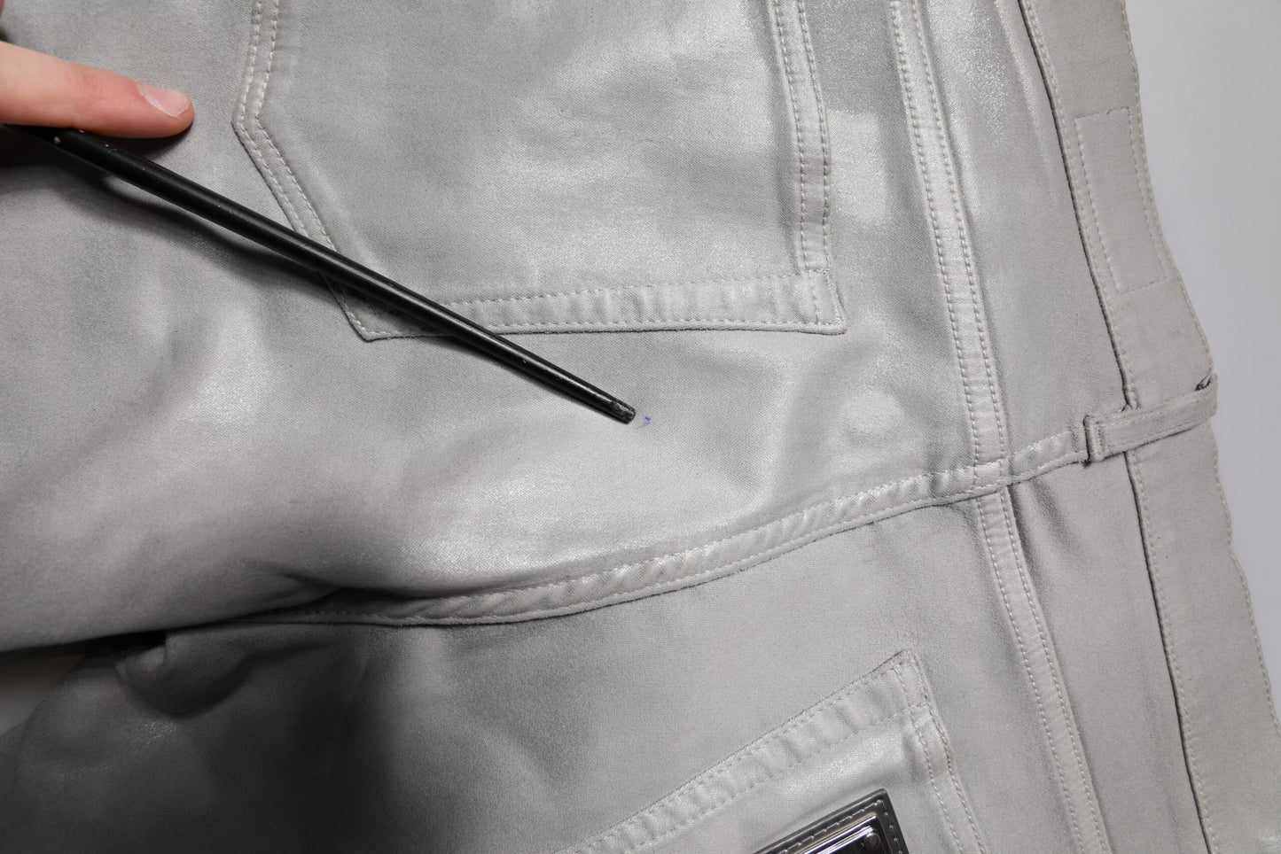 Gray Cotton Stretch Men Slim Fit Denim Jeans