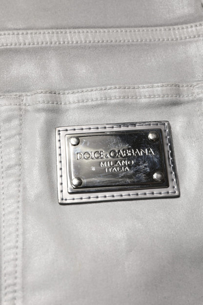 Gray Cotton Stretch Men Slim Fit Denim Jeans