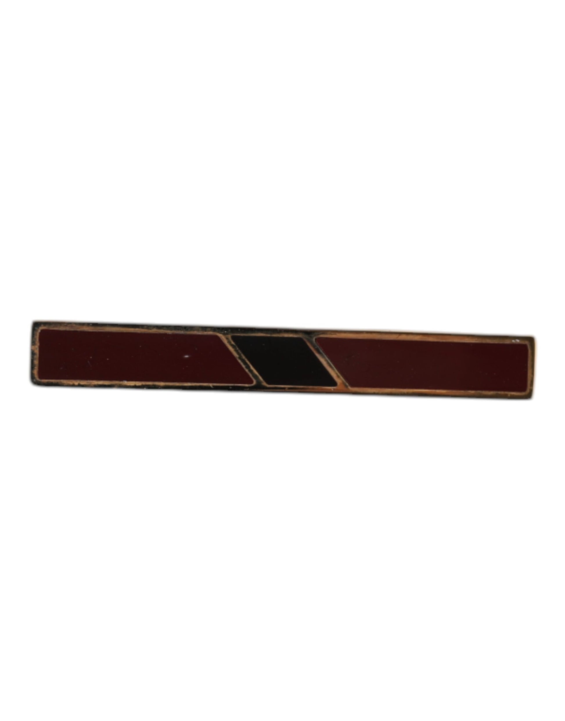Multicolor Gold Tone Brass Tie Clip Bar