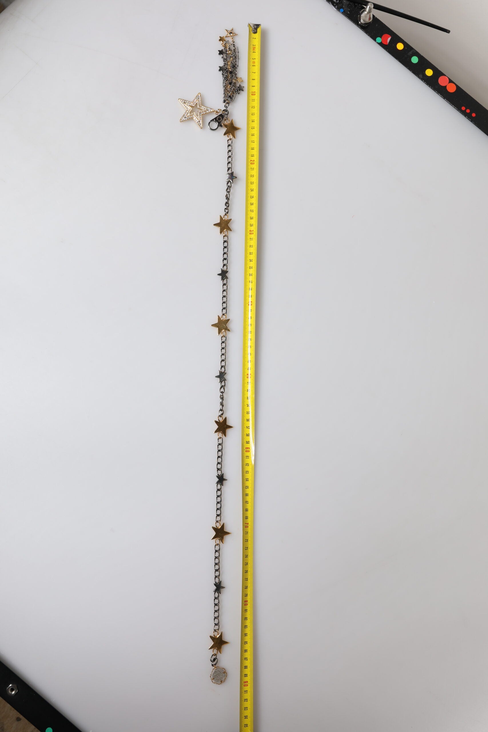 Silver Gold Brass Embellished Waist Chain Belt