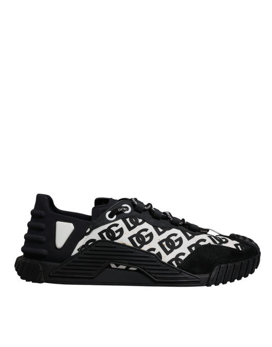 Black Logo Lace Up Low Top NS1 Sneakers Shoes
