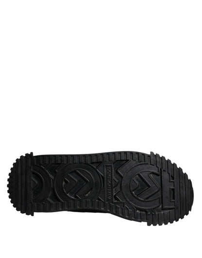 Black Logo Lace Up Low Top NS1 Sneakers Shoes