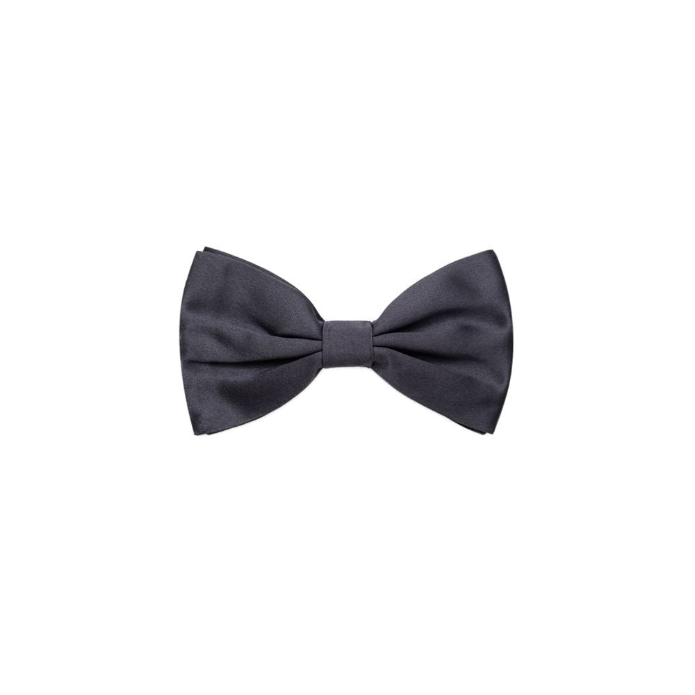 Gray Silk Bowtie