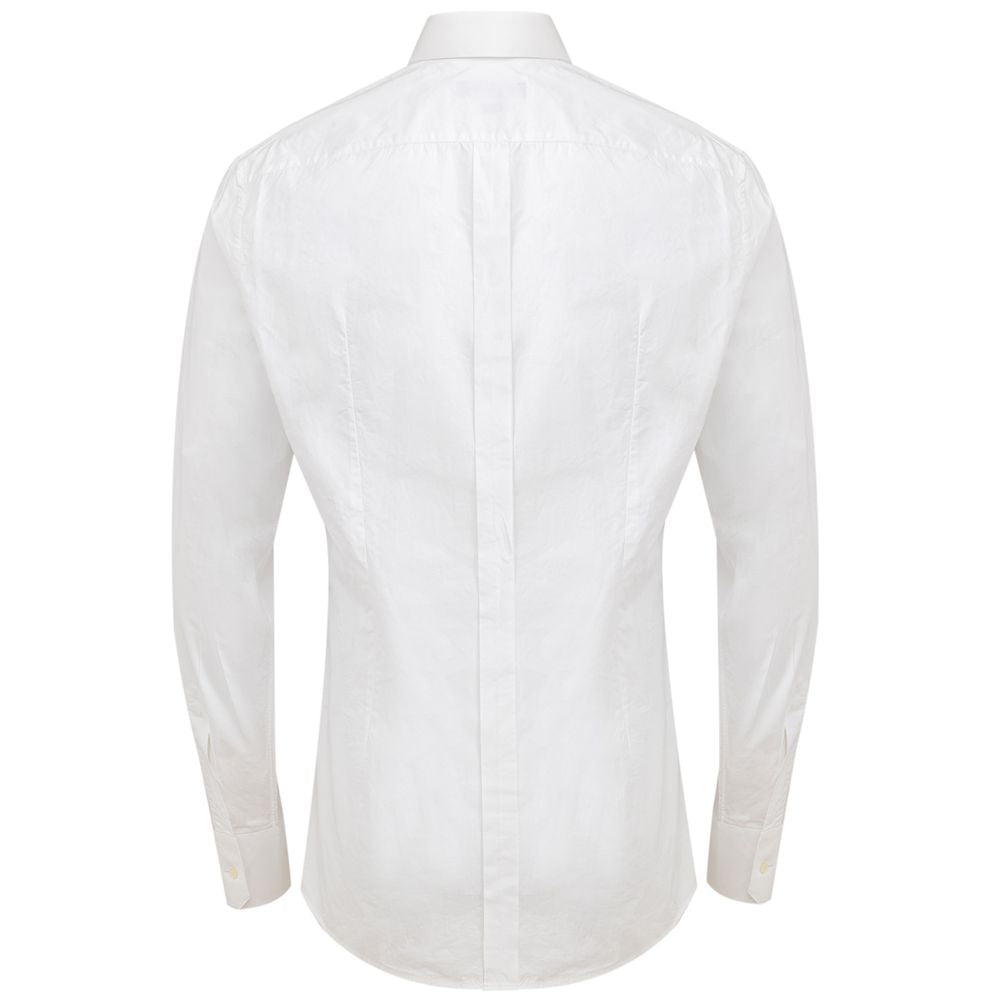 White Cotton Dress Shirt
