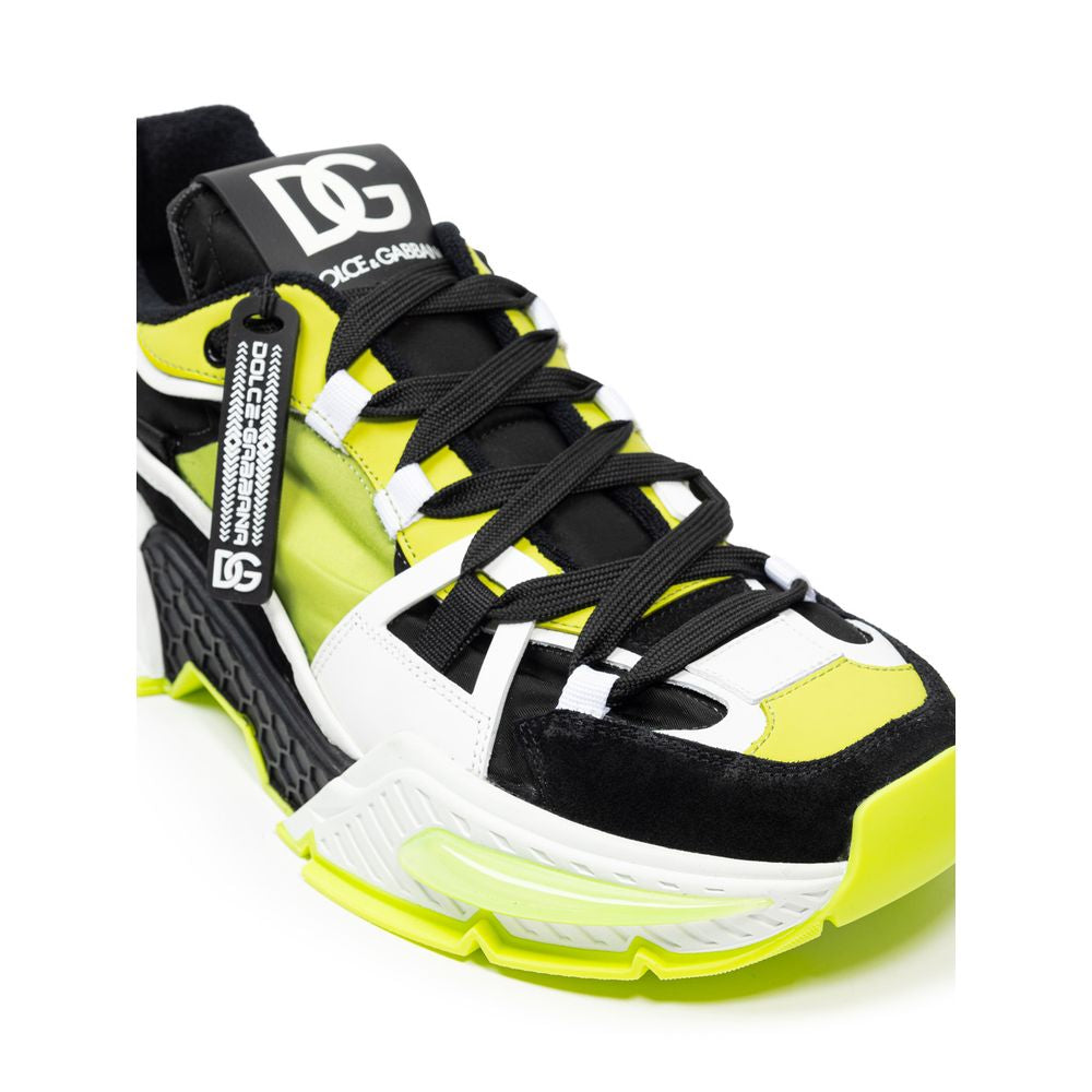 Multicolor Polyamide Athletic Sneakers