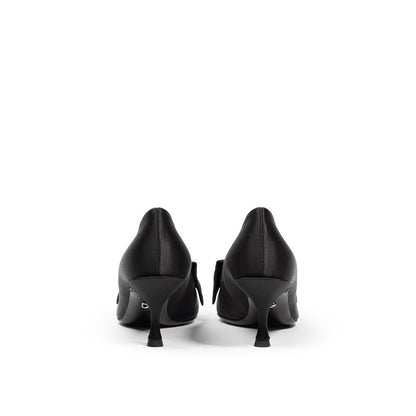 Black Viscose Pumps