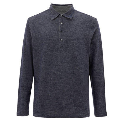 Polo de lana azul