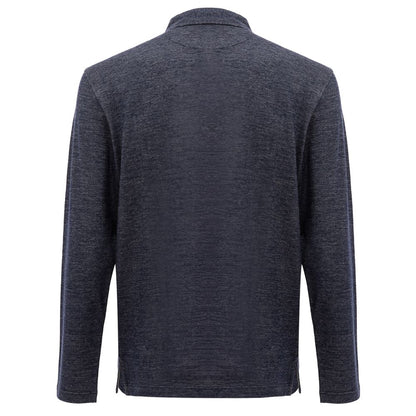 Polo de lana azul