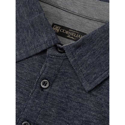 Polo de lana azul