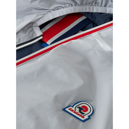 Graue Polyamidjacke