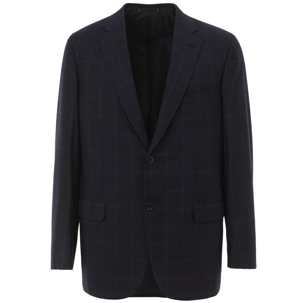 Blazer de lana azul
