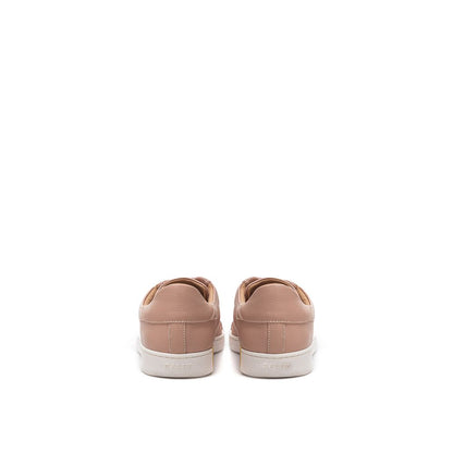 Elegantes zapatillas de piel de algodón en color rosa