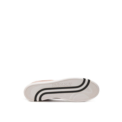 Elegantes zapatillas de piel color rosa para mujer