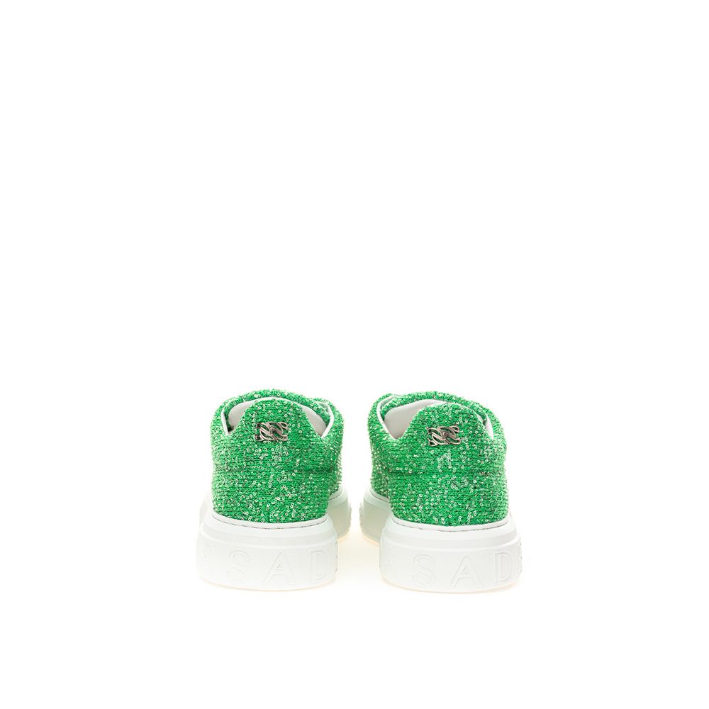 Zapatillas de piel Elegance Emerald