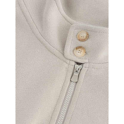 Beige Baumwoll-Cardigan für Herren