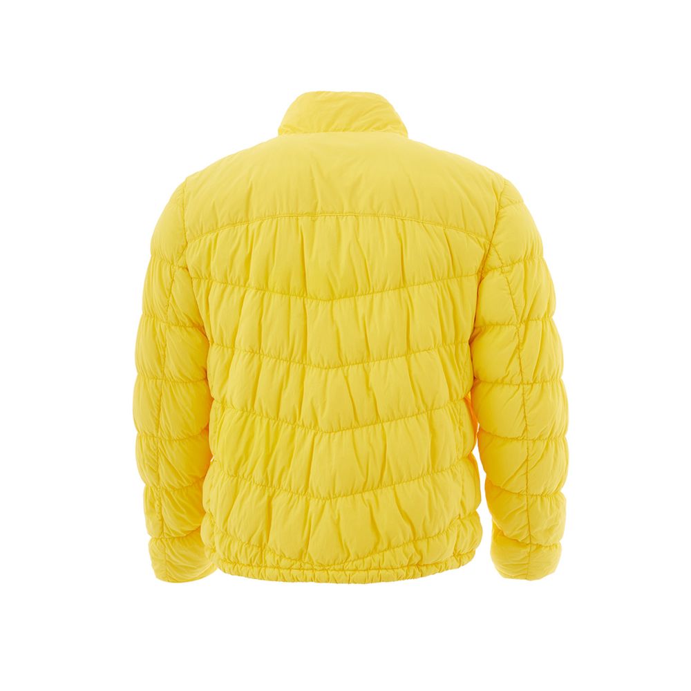 Leuchtend gelbe Outdoorjacke für Herren