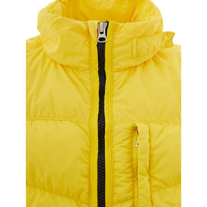 Leuchtend gelbe Outdoorjacke für Herren