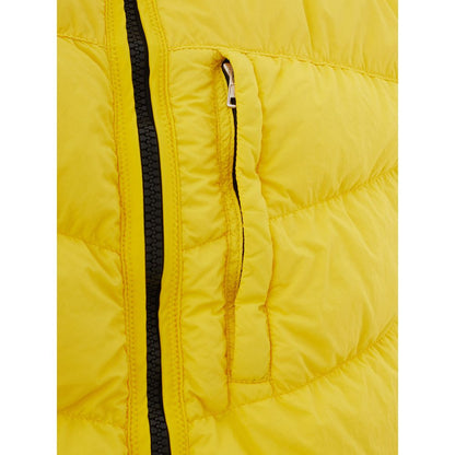 Leuchtend gelbe Outdoorjacke für Herren