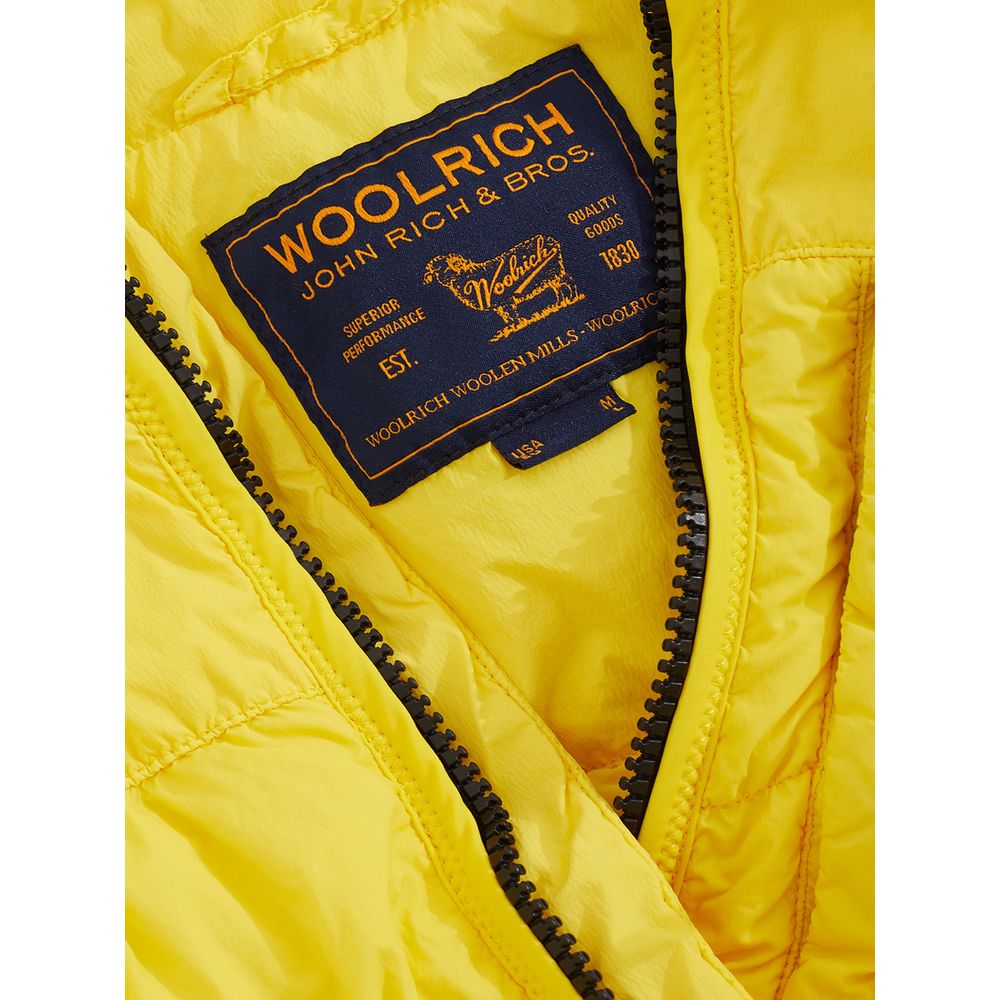 Leuchtend gelbe Outdoorjacke für Herren