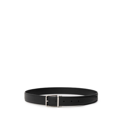 Black Leather Regular Belt