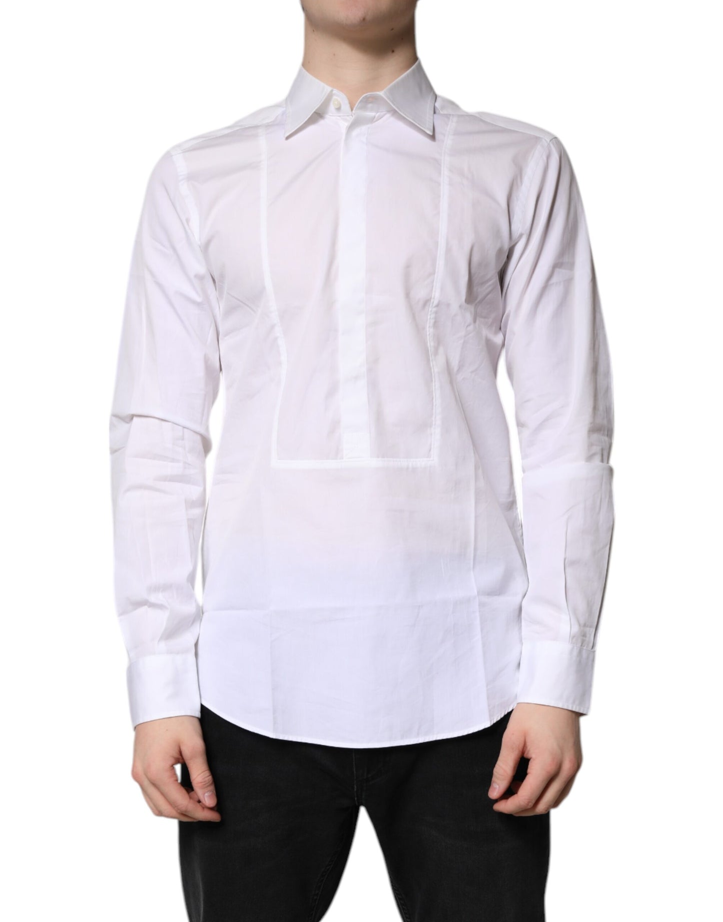 White Cotton Collared Dress Formal Shirt