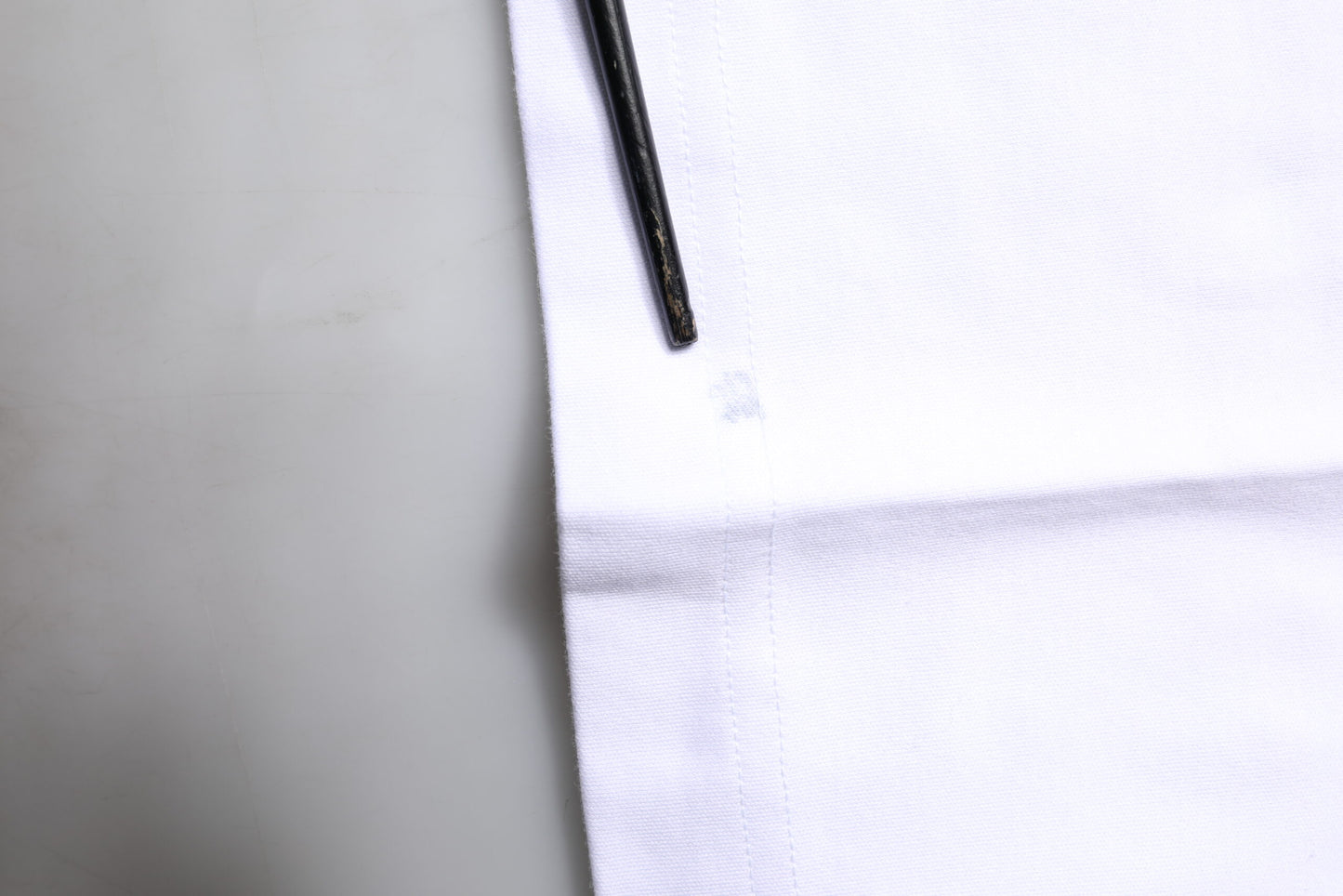 White Printed Cotton Crew Neck Tee T-shirt