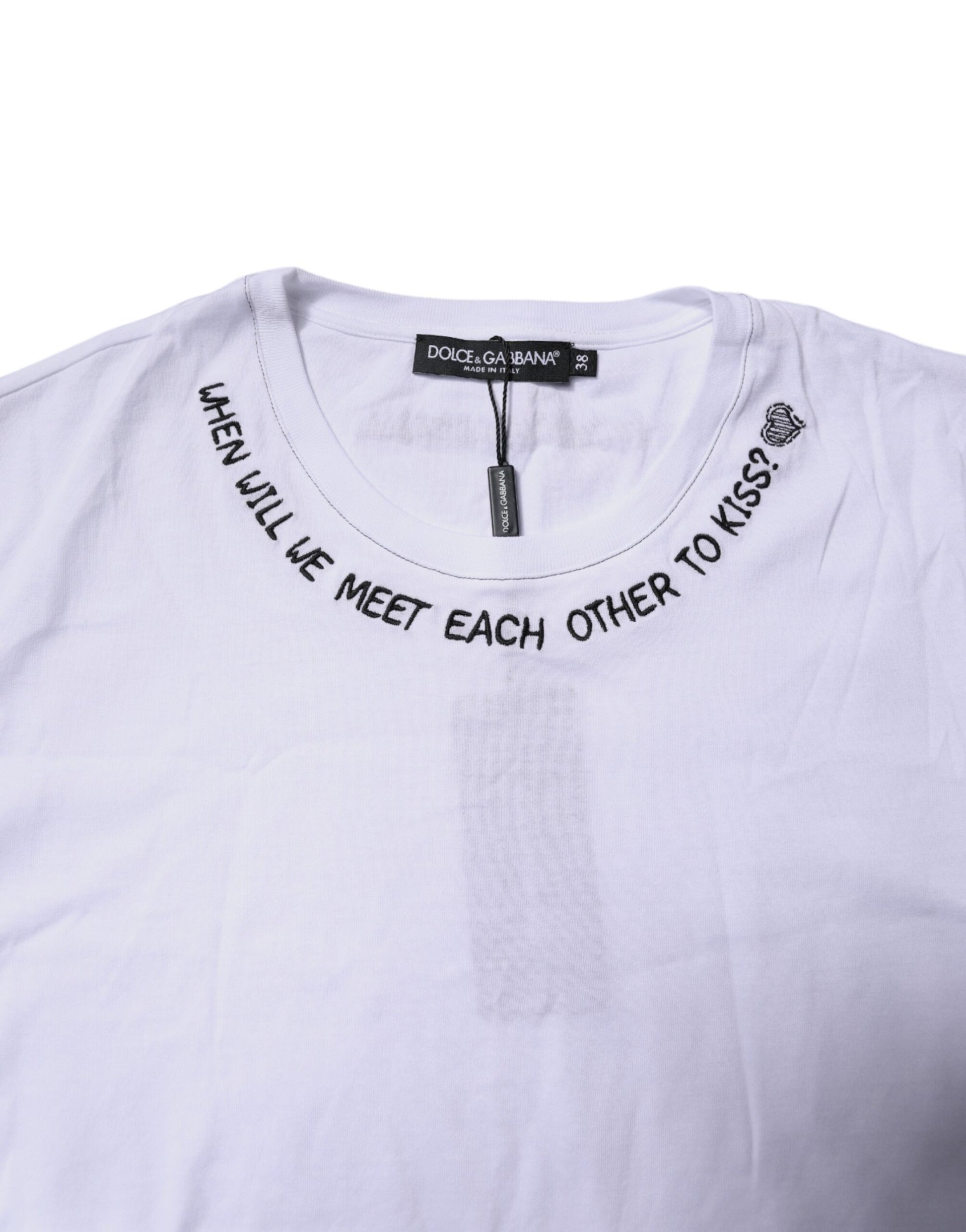 White Cotton Sleeveless Printed Tank T-shirt