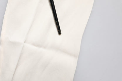 Cream Floral Lace Long Sleeves Blouse Top