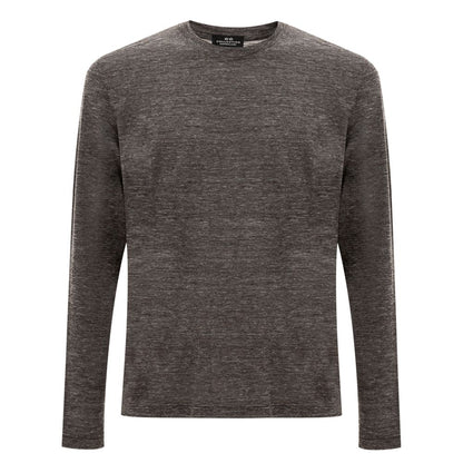 Camiseta de lana gris