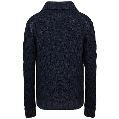 Blue Cashmere Cardigan