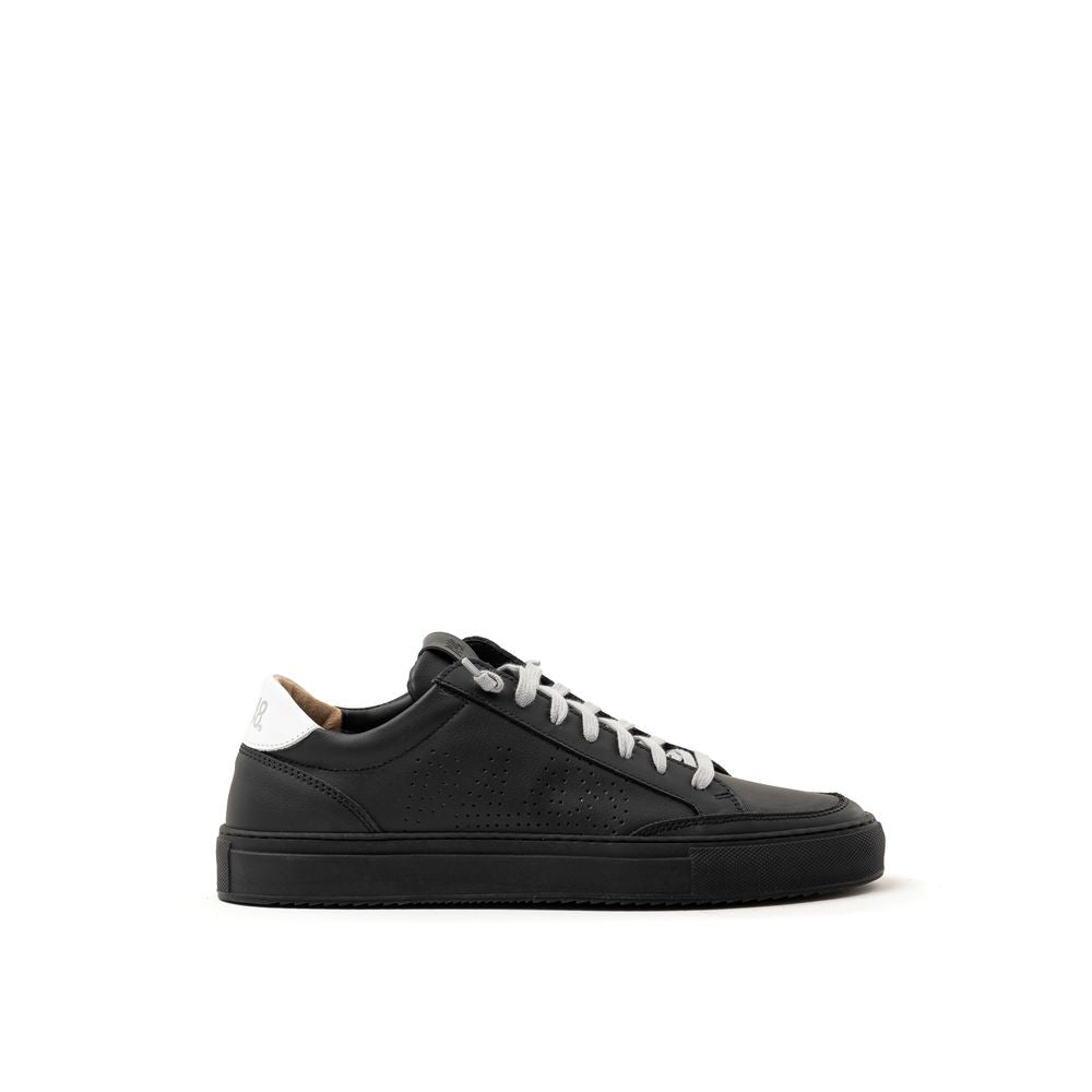 Zapatillas de piel negras