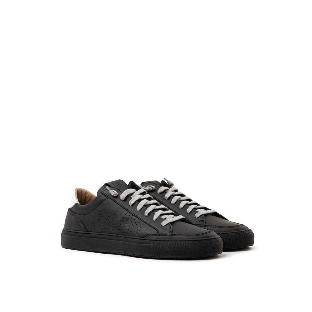 Zapatillas de piel negras