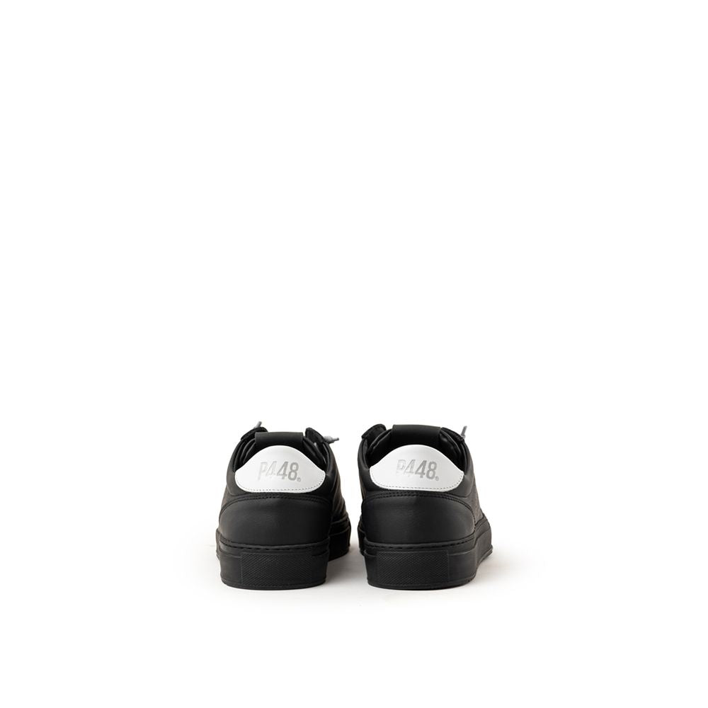 Zapatillas de piel negras
