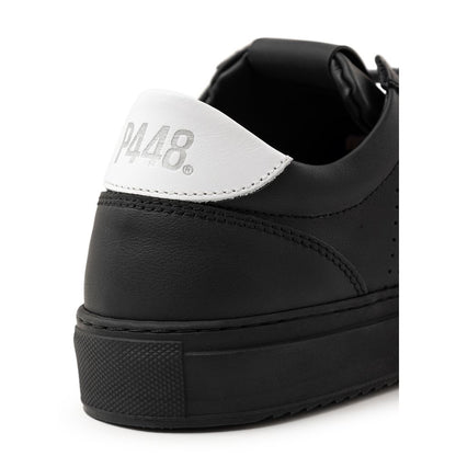 Zapatillas de piel negras