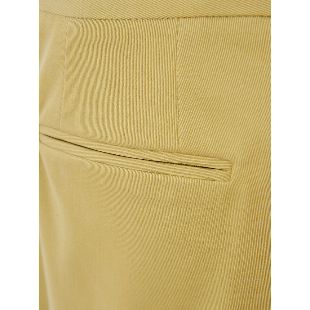 Pantalones de algodón Golden Elegance