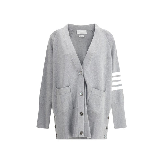 Gray Cotton Cardigan