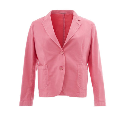 Elegante rosa Baumwolljacke für Sie