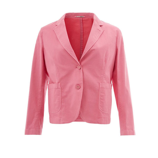 Elegante rosa Baumwolljacke für Sie