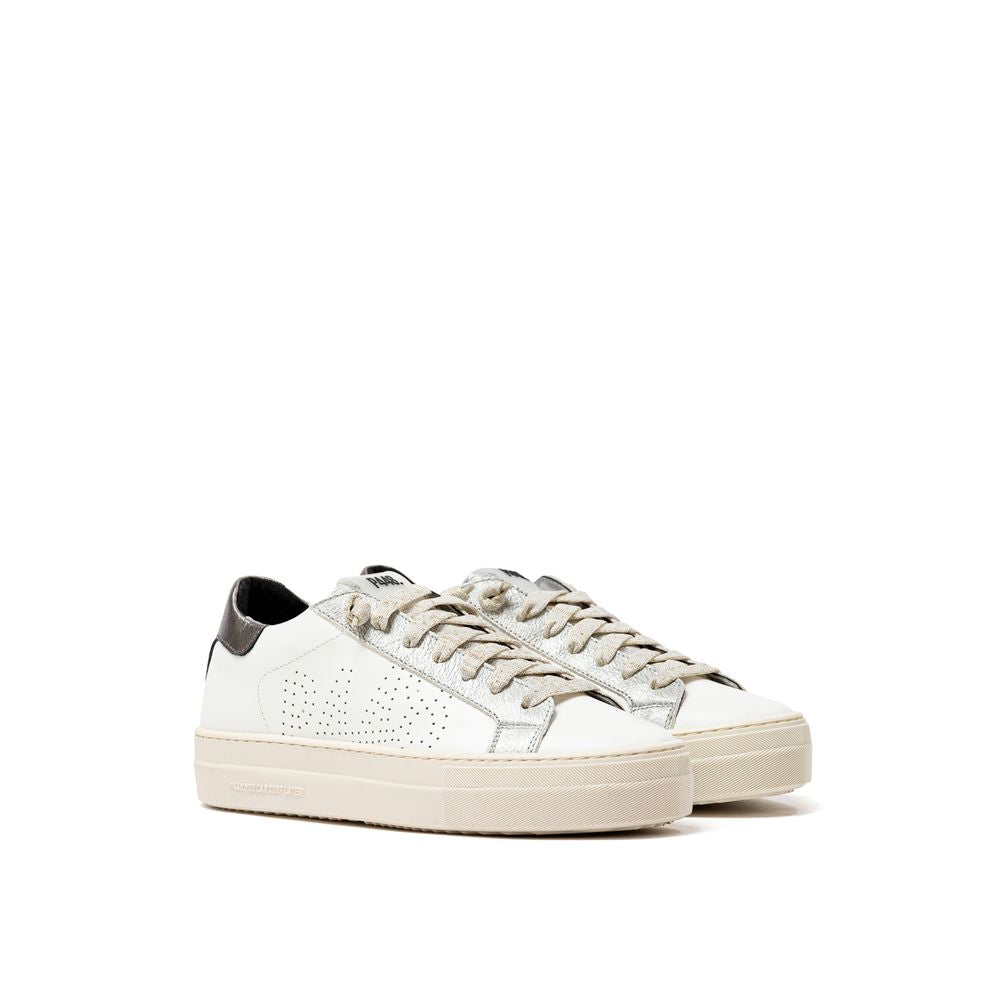 Zapatillas de piel blanca