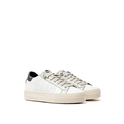 Zapatillas de piel blanca