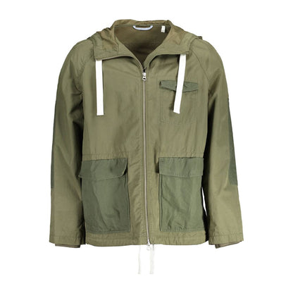 Grüne Baumwolljacke für Herren