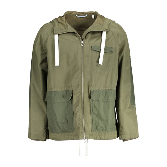 Grüne Baumwolljacke für Herren