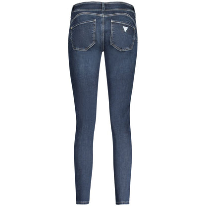 Blue Cotton Women Skinny Jean