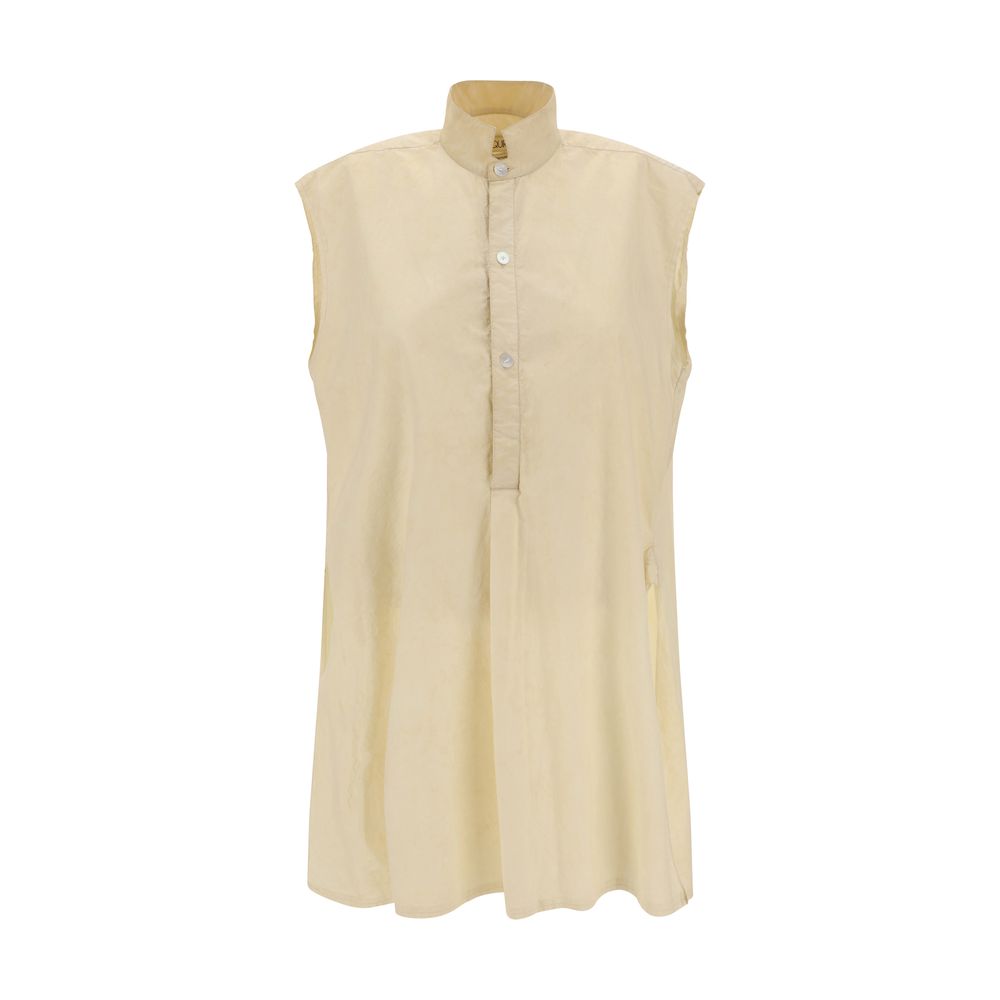Cream Cotton Shirt