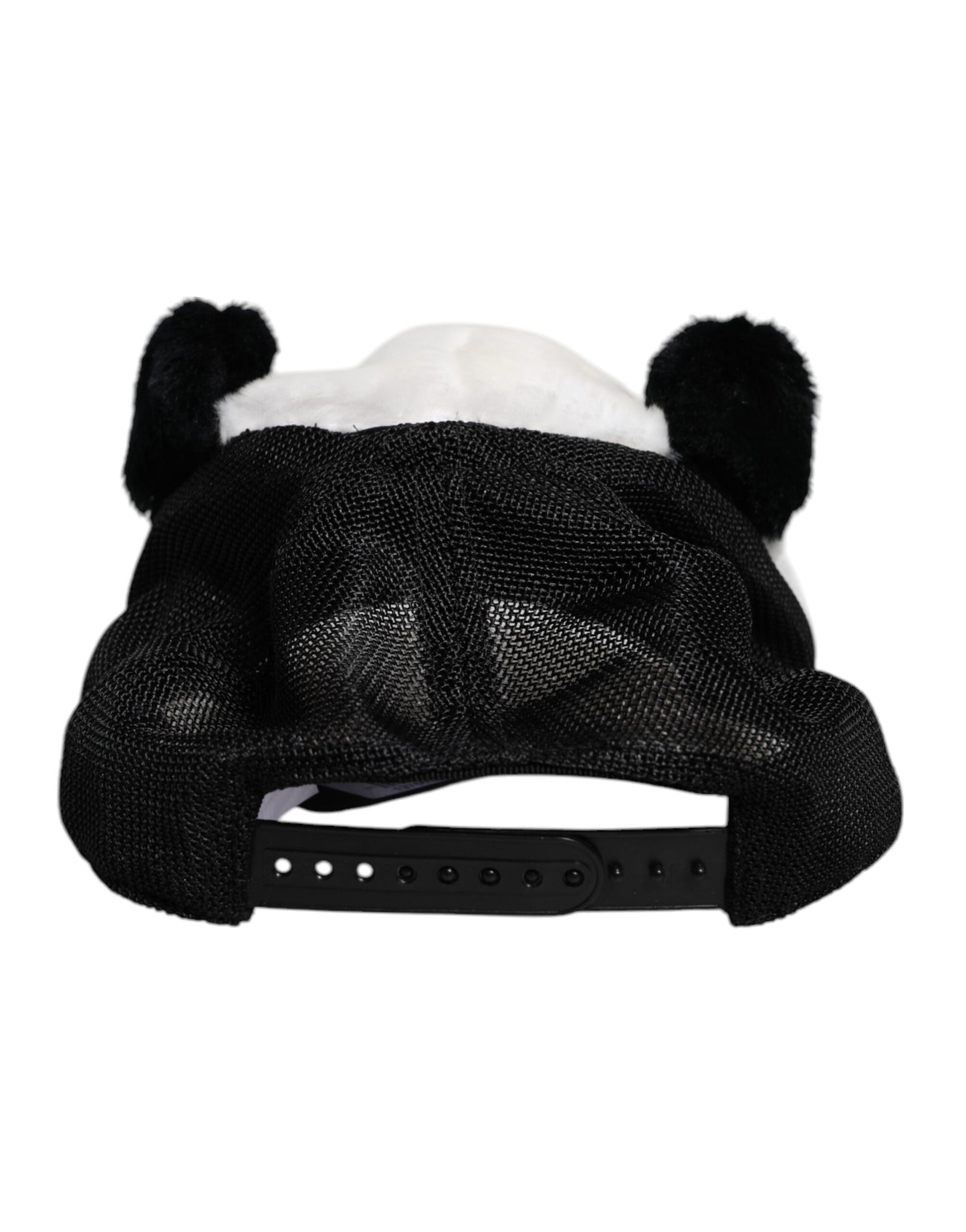 Black White Panda Fur Women Baseball Cap